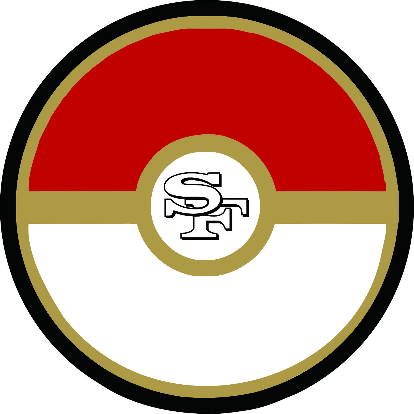 San Francisco 49ers Anime Logo iron on transfers